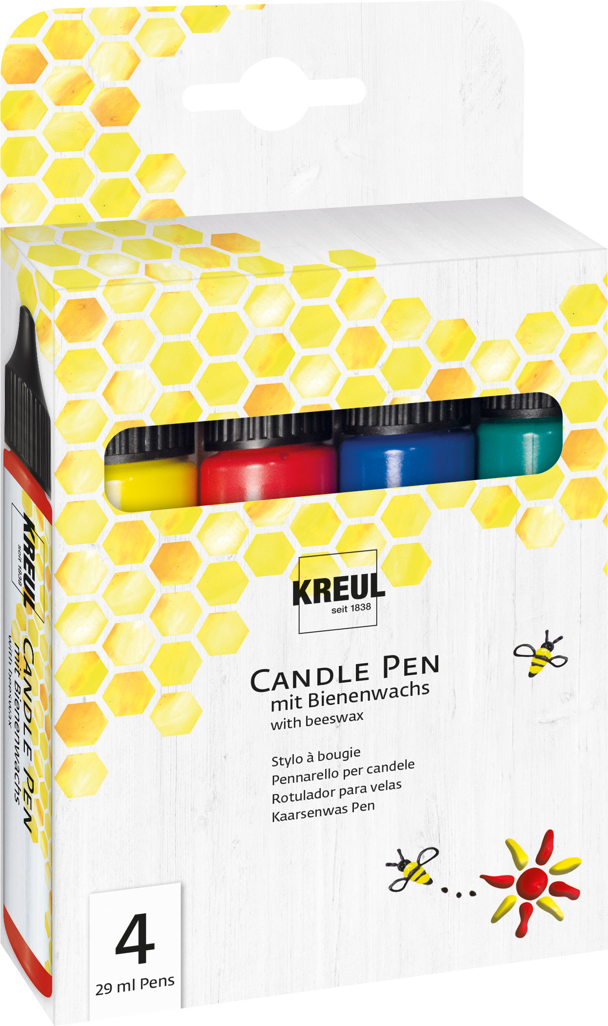 KREUL Sada CANDLE PEN na malování svíček 4 ks